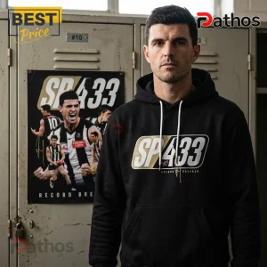 zGfHifcg scott pendlebury 433 record breaker collingwood magpies afl hoodie 02 soft cotton feel
