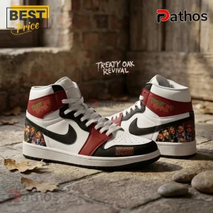 Treaty Oak Revival WTXD Custom Band High-Top Air Jordan 1 Sneakers