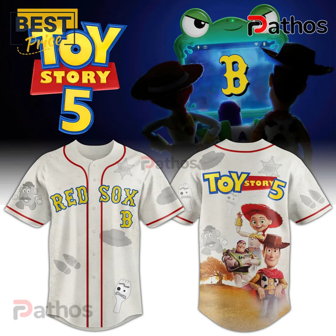 2026 Boston Red Sox x Toy Story 5 Limited Edition Baseball Jersey 2026 Boston Red Sox x Toy Story 5 Limited Edition Baseball Jersey