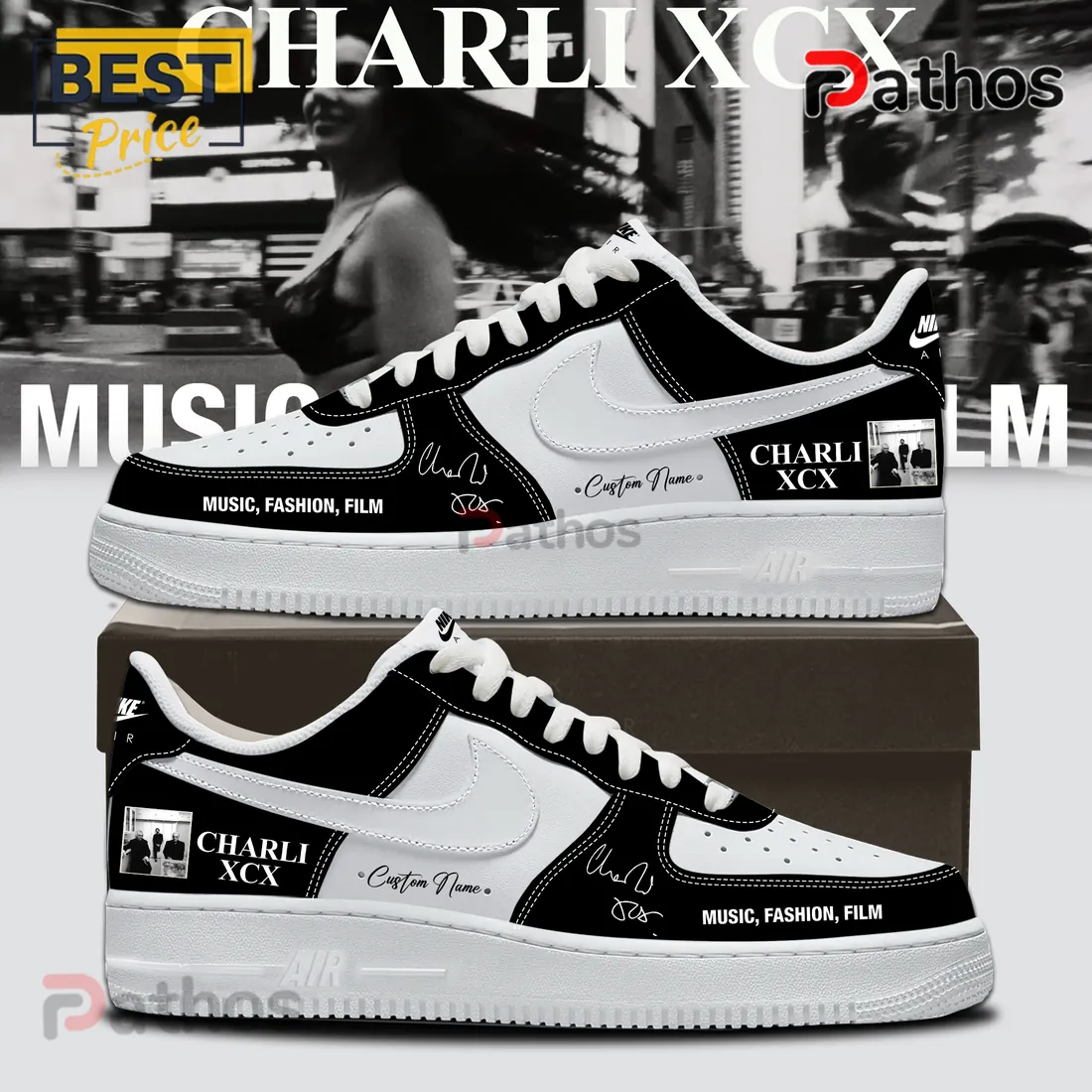 2026 Charli XCX Custom Air Force 1 Sneakers Limited Edition 2026 Charli XCX Custom Air Force 1 Sneakers Limited Edition