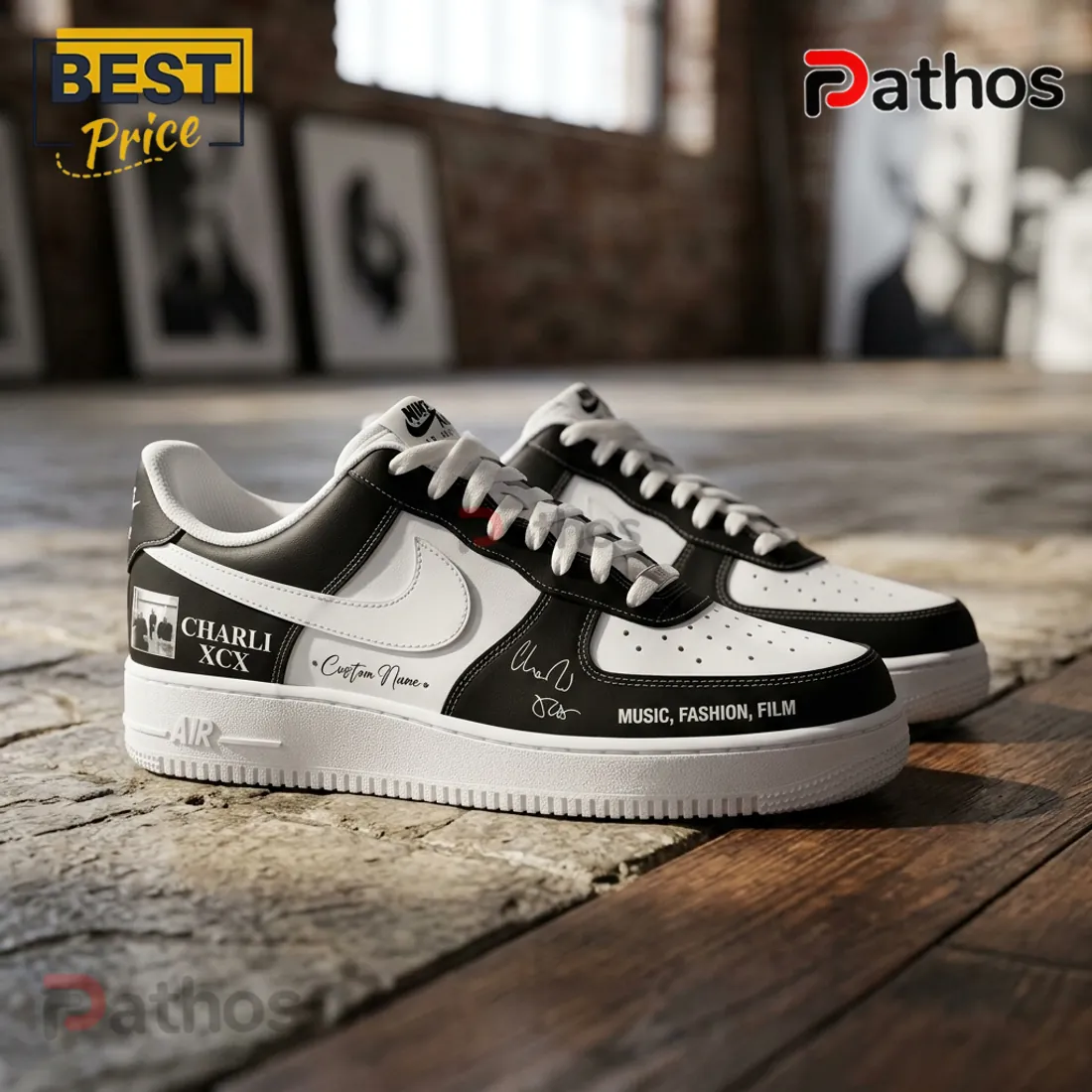 2026 Charli XCX Custom Air Force 1 Sneakers Limited Edition 2026 Charli XCX Custom Air Force 1 Sneakers Limited Edition