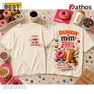 Dunkin x M&M’s 250th Anniversary Limited Edition T-Shirt