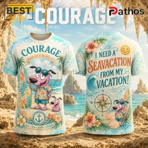 Courage the Cowardly Dog Tropical T-Shirt