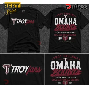 Troy Trojans 2026 College World Series Omaha Baseball Shirt
