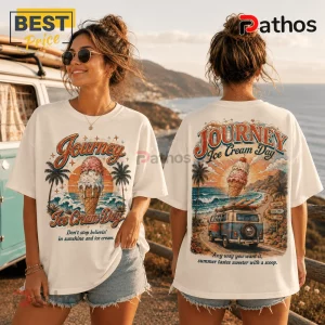 Journey Ice Cream Cone Retro T-Shirt