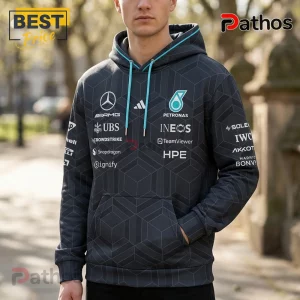 Mercedes AMG Petronas adidas Lights Out Black Hoodie