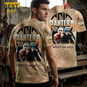 Pantera Cowboys From Hell Vintage Beige T-Shirt