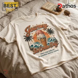 Journey Ice Cream Cone Retro T-Shirt