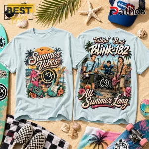 Blink-182 All Summer Long Pop Punk Graphic T-Shirt