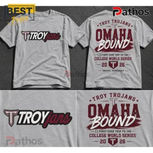 Troy Trojans 2026 College World Series Omaha Bound Shirt