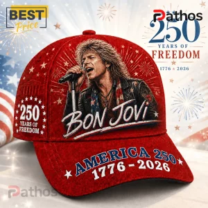 Bon Jovi 250 Years of Freedom America 1776-2026 Independence Day Cap