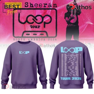 Ed Sheeran North American Loop Tour 2026 Purple Hoodie 3 Ed Sheeran North American Loop Tour 2026 Purple Hoodie