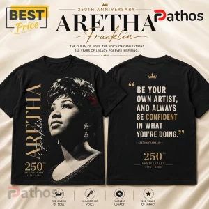 Aretha Franklin 1775-2025 Tribute Queen of Soul Casual T-Shirt