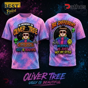 Oliver Tree In Memory Of 1993-2026 Pink Tie Dye T-Shirt