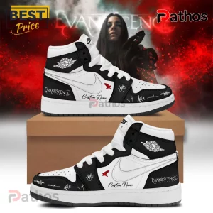 Evanescence Sanctuary 2026 World Tour Custom Air Jordan 1 High Top Sneakers