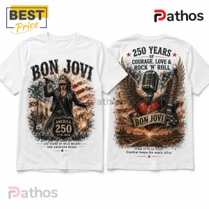 Bon Jovi 250 Years 1776-2026 American Independence Tour Shirt 3 Bon Jovi 250 Years 1776-2026 American Independence Tour Shirt