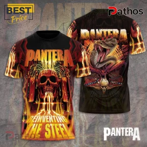 Pantera Reinventing The Steel Heavy Metal Band T-Shirt