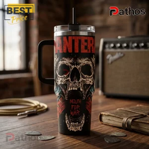 Pantera Mouth For War Stainless Steel 40oz Stanley Tumbler 3 Pantera Mouth For War Stainless Steel 40oz Stanley Tumbler