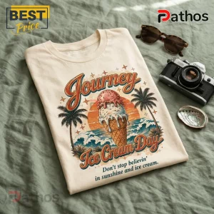 Journey Ice Cream Cone Retro T-Shirt