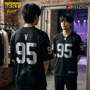 Las Vegas Raiders x BTS V 95 Limited Edition 2026 Football Jersey