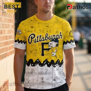 Peanuts x Pittsburgh Pirates Yellow Crewneck T-Shirt