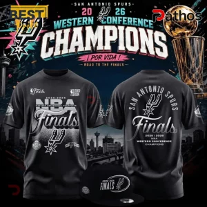 San Antonio Spurs 2026 NBA Finals Western Conference Champions T-Shirt