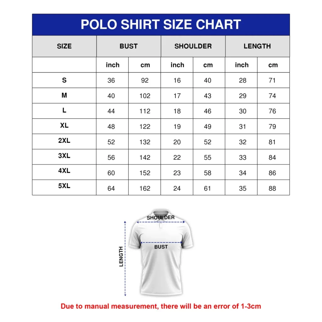 Custom USA Team Paris 2024 Men’s White Polo Shirt