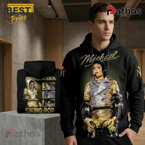 Michael Jackson King of Pop Gold Stage Outfit Graphic Hoodie