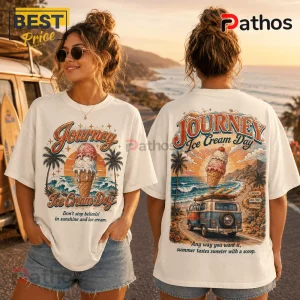 Journey Ice Cream Cone Retro T-Shirt