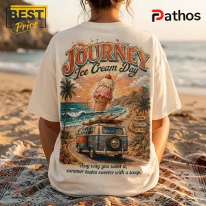Journey Ice Cream Cone Retro T-Shirt