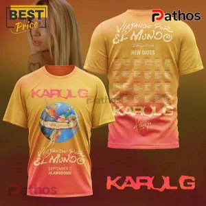 Karol G Tropitour Viajando Por El Mundo Tour Graphic T-Shirt