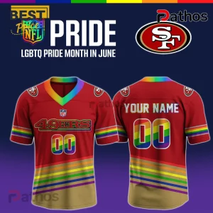San Francisco 49ers x LGBTQ Pride Limited Edition Football Jersey