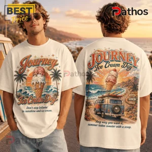 Journey Ice Cream Cone Retro T-Shirt