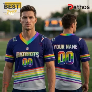 New England Patriots x LGBT Pride Limited Edition Football Jersey