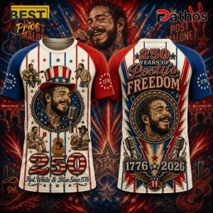 Post Malone America 250 Years Of Freedom T-Shirt