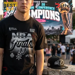 San Antonio Spurs 2026 NBA Finals Western Conference Champions T-Shirt 3 San Antonio Spurs 2026 NBA Finals Western Conference Champions T-Shirt