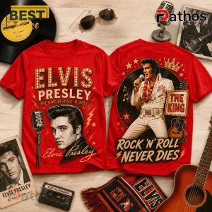 Elvis Presley The King Red T-Shirt Limited Edition
