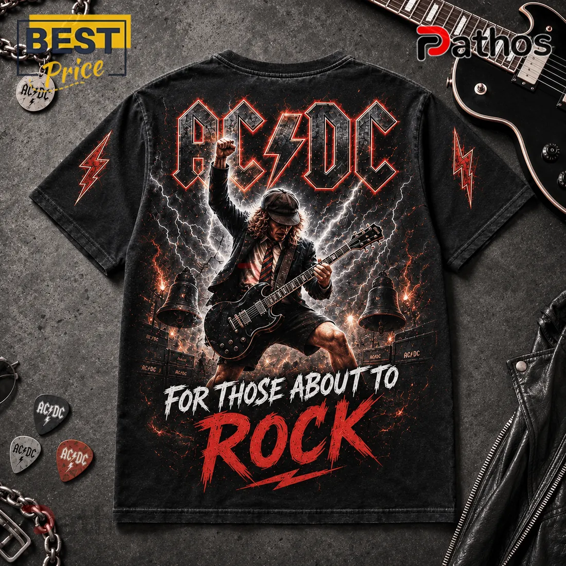 ACDC High Voltage Rock N Roll Band Black T-Shirt ACDC High Voltage Rock N Roll Band Black T-Shirt