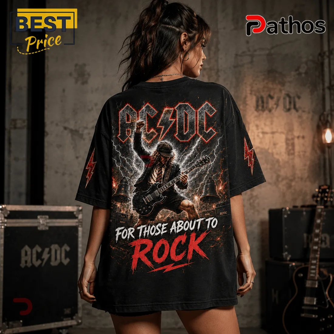 ACDC High Voltage Rock N Roll Band Black T-Shirt ACDC High Voltage Rock N Roll Band Black T-Shirt