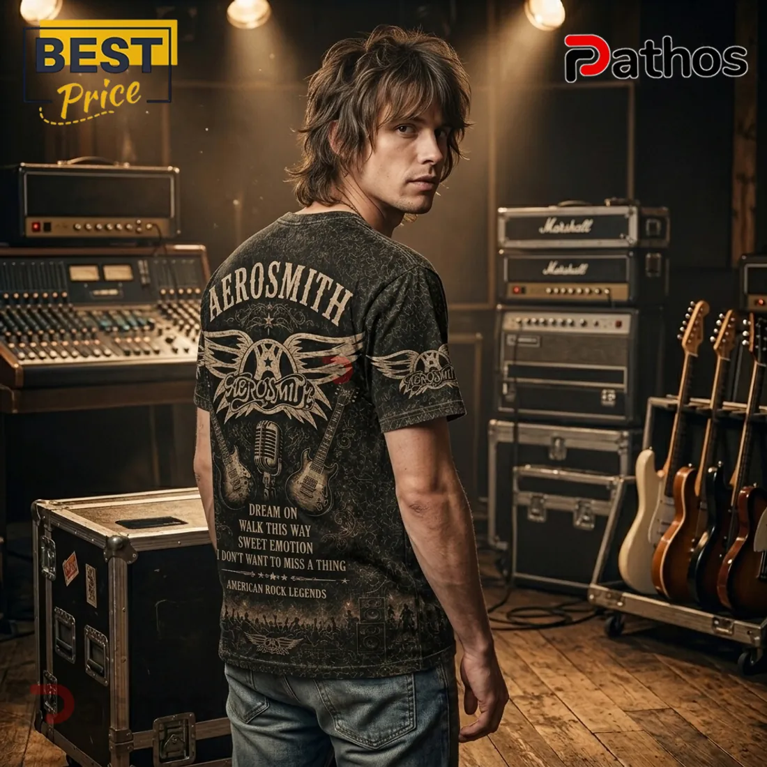 Aerosmith Band American Rock Legends Premium T-Shirt Aerosmith Band American Rock Legends Premium T-Shirt