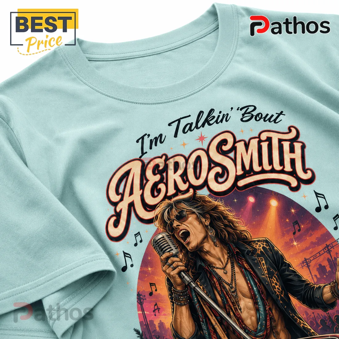 Aerosmith Road Trip Vibes Route 1973 Retro Car Graphic T-Shirt Aerosmith Road Trip Vibes Route 1973 Retro Car Graphic T-Shirt