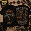 Aerosmith x Harley Davidson Boston Tour Black T-Shirt