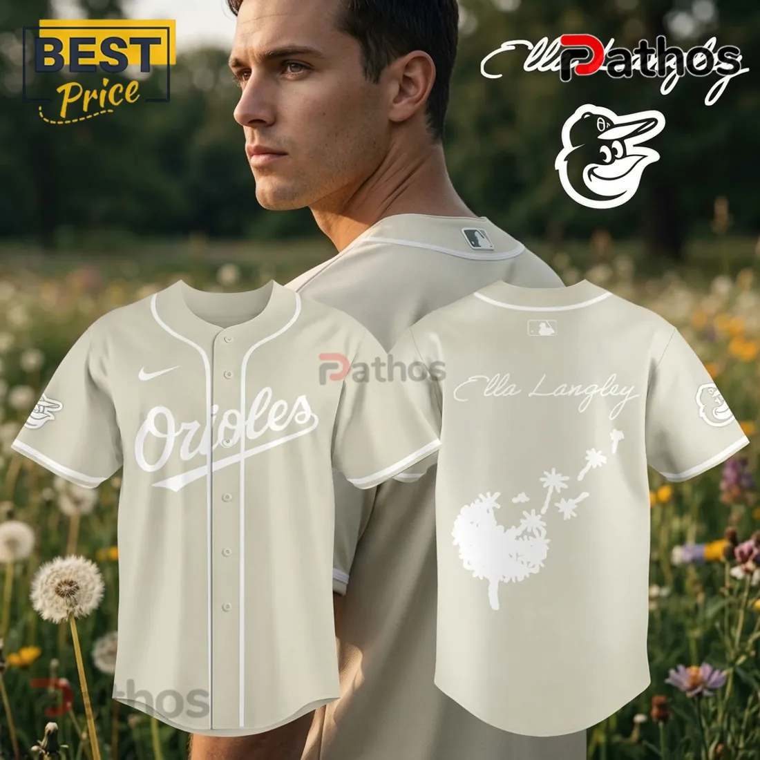 Baltimore Orioles x Ella Langley Limited Edition Baseball Jersey Baltimore Orioles x Ella Langley Limited Edition Baseball Jersey