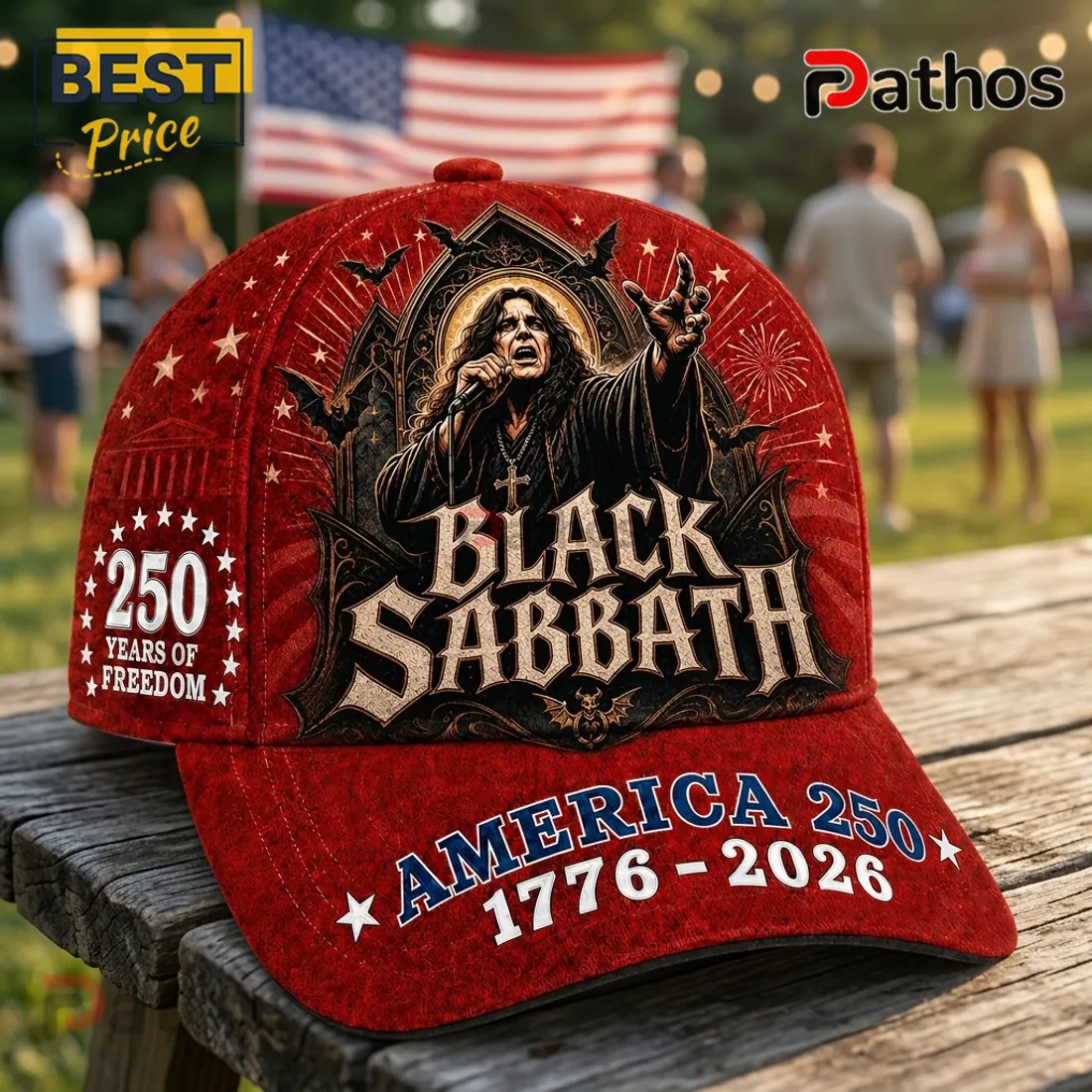Black Sabbath x America 250 Years 1776-2026 Commemorative Cap Black Sabbath x America 250 Years 1776-2026 Commemorative Cap