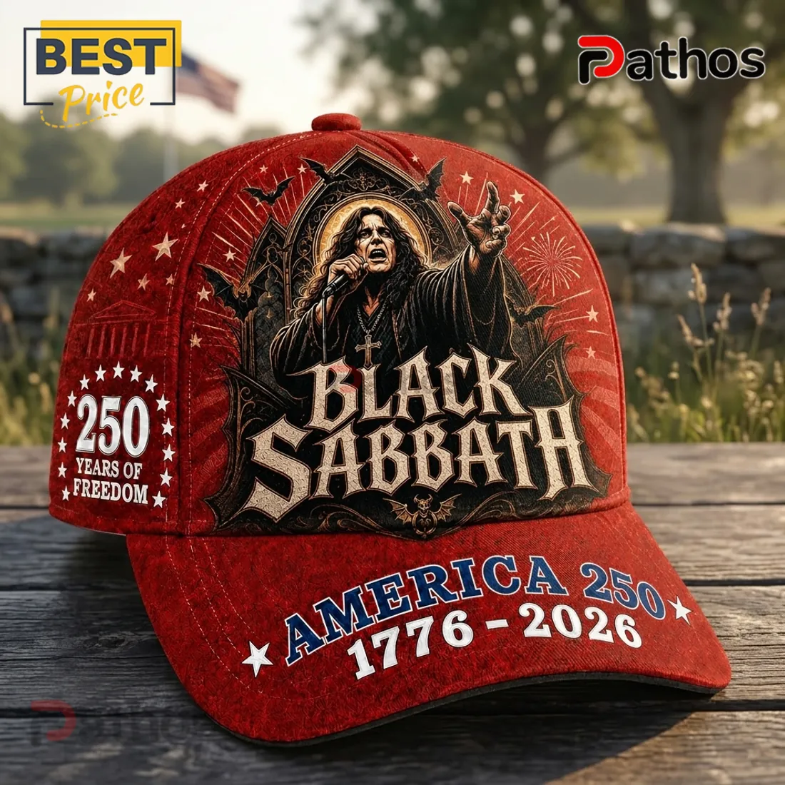 Black Sabbath x America 250 Years 1776-2026 Commemorative Cap Black Sabbath x America 250 Years 1776-2026 Commemorative Cap