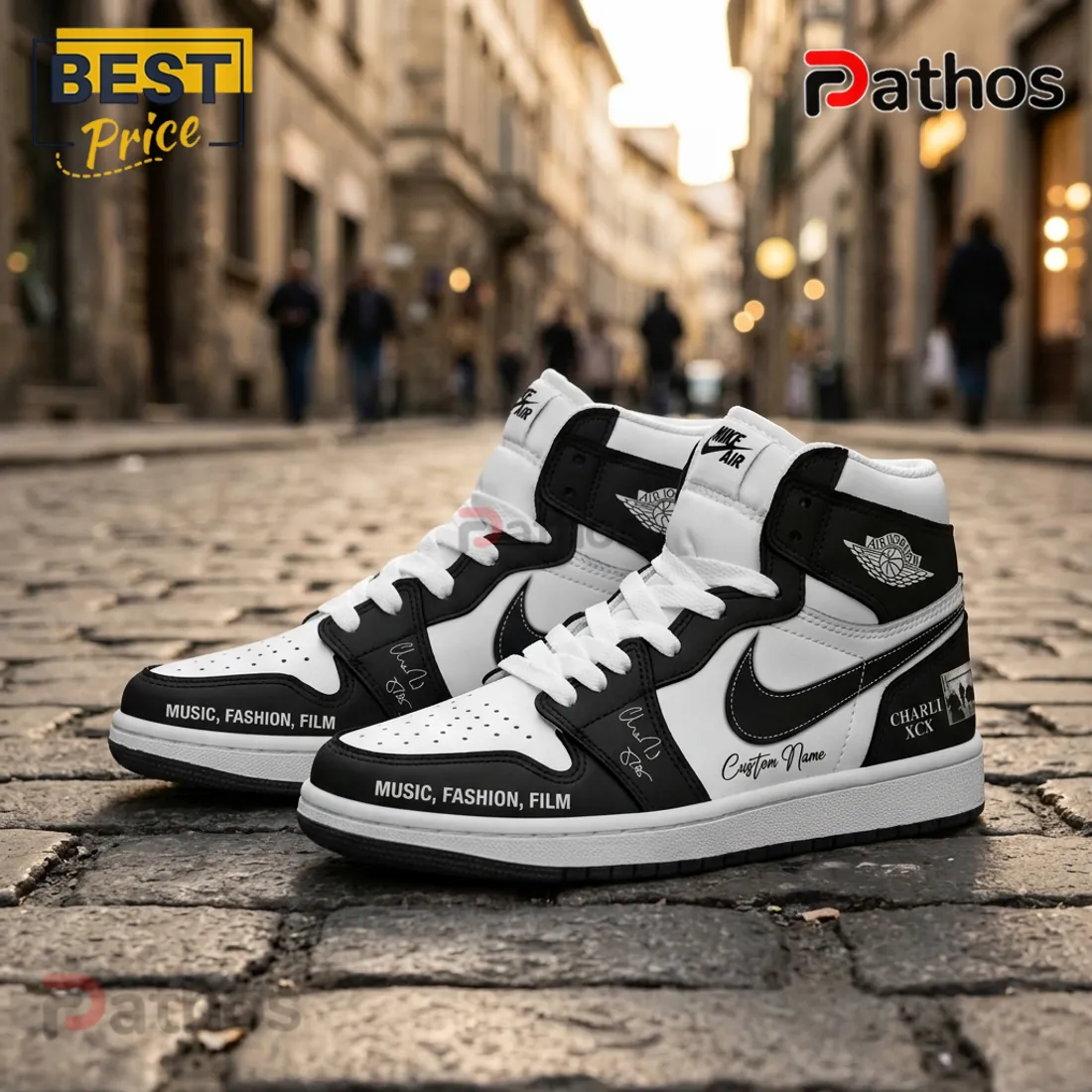 Charli XCX Music Fashion Film Air Jordan High Top Sneakers Charli XCX Music Fashion Film Air Jordan High Top Sneakers