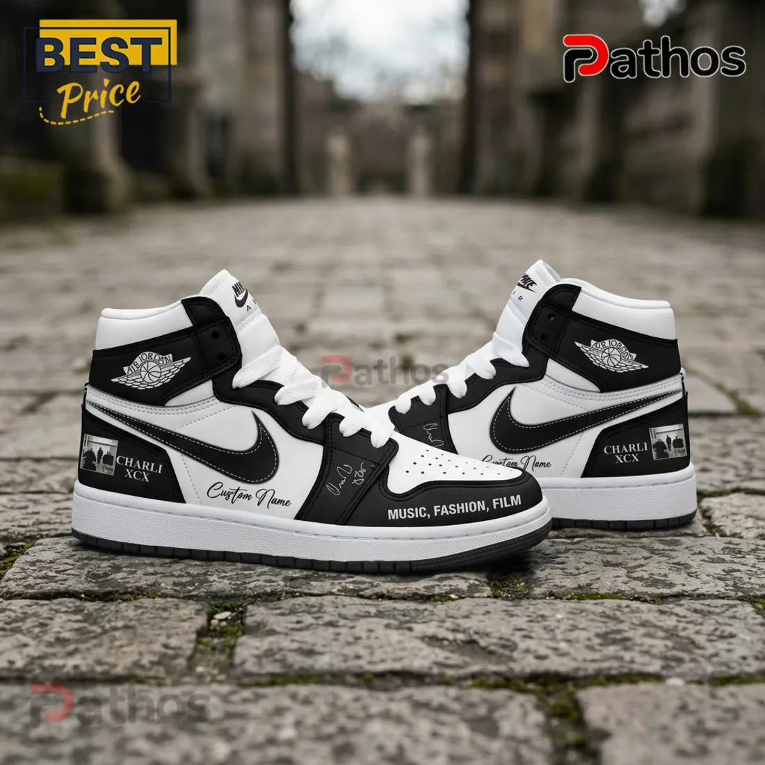 Charli XCX Music Fashion Film Air Jordan High Top Sneakers Charli XCX Music Fashion Film Air Jordan High Top Sneakers