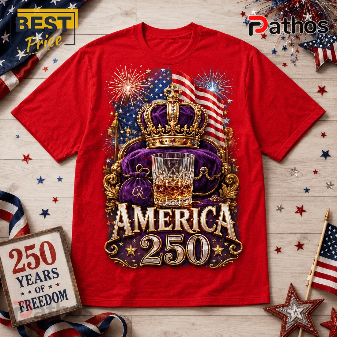 Crown Royal America 250th Anniversary Graphic T-Shirt Crown Royal America 250th Anniversary Graphic T-Shirt