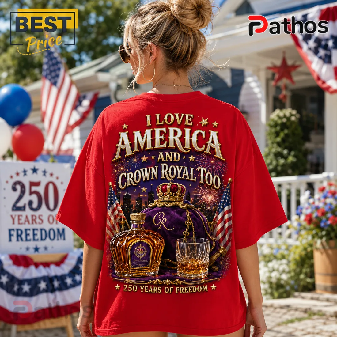 Crown Royal America 250th Anniversary Graphic T-Shirt Crown Royal America 250th Anniversary Graphic T-Shirt