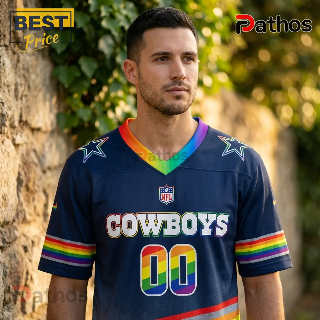 Dallas Cowboys x LGBT Pride Limited Edition Football Jersey Dallas Cowboys x LGBT Pride Limited Edition Football Jersey